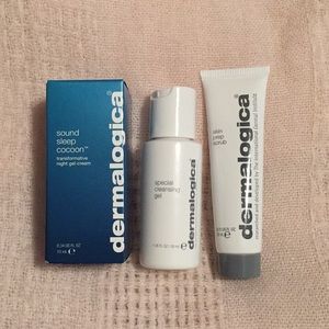 Dermalogica treatment/cleansing/scrub deluxe